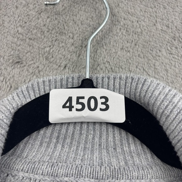 Aerie CozyUp Waffle Knit Polo Sweater‎ Womens XS Gray Relaxed Lagenlook Beachy - Picture 15 of 15